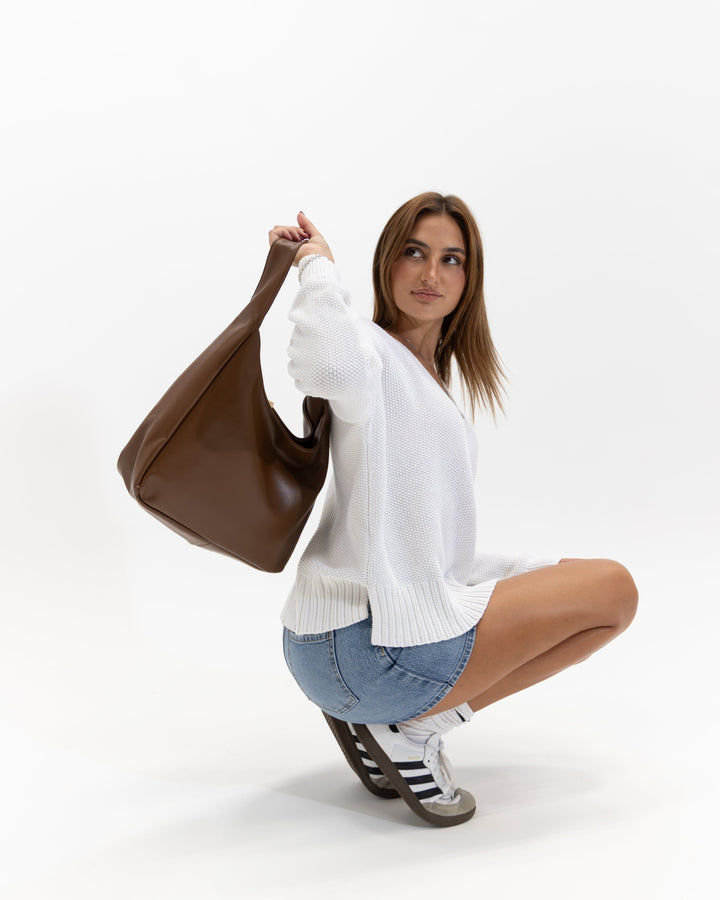 Maya™ Classic Leather Tote