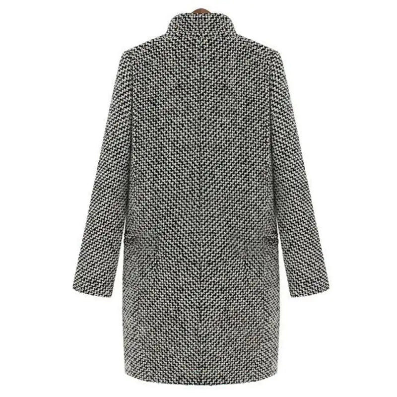 Olive | Long wool coat