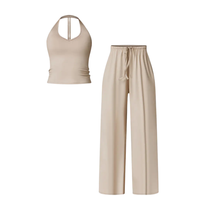 RORY™ – Active Crop Tank &amp; Wide Leg Set