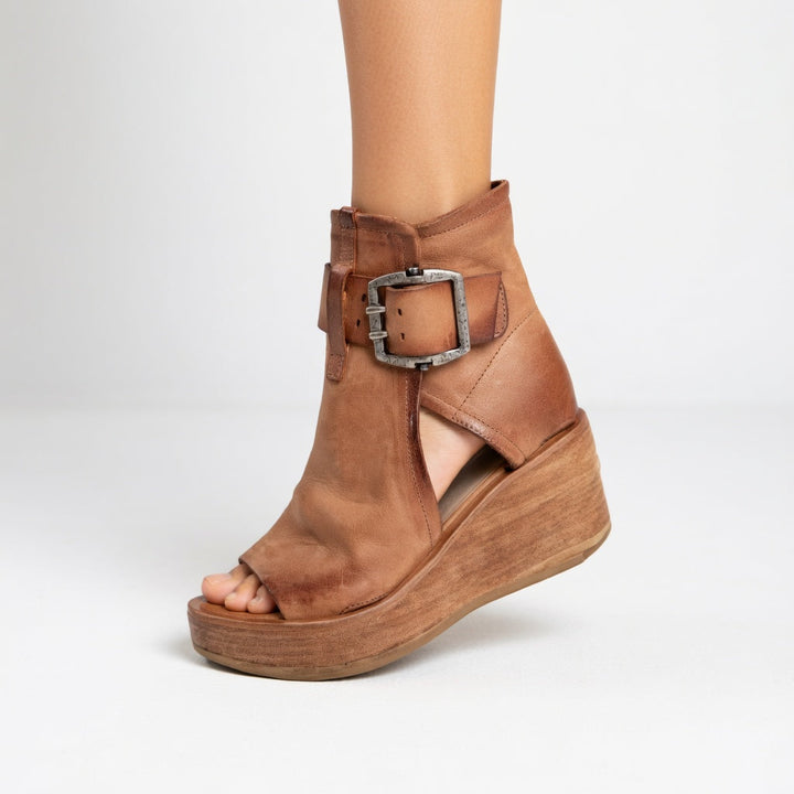 Orélisse™ | Open Wedge Ankle Boots with a Modern Design