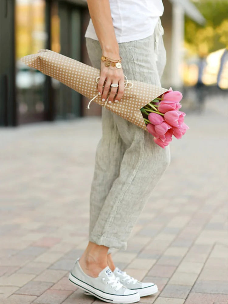 Isla - Linen Trousers