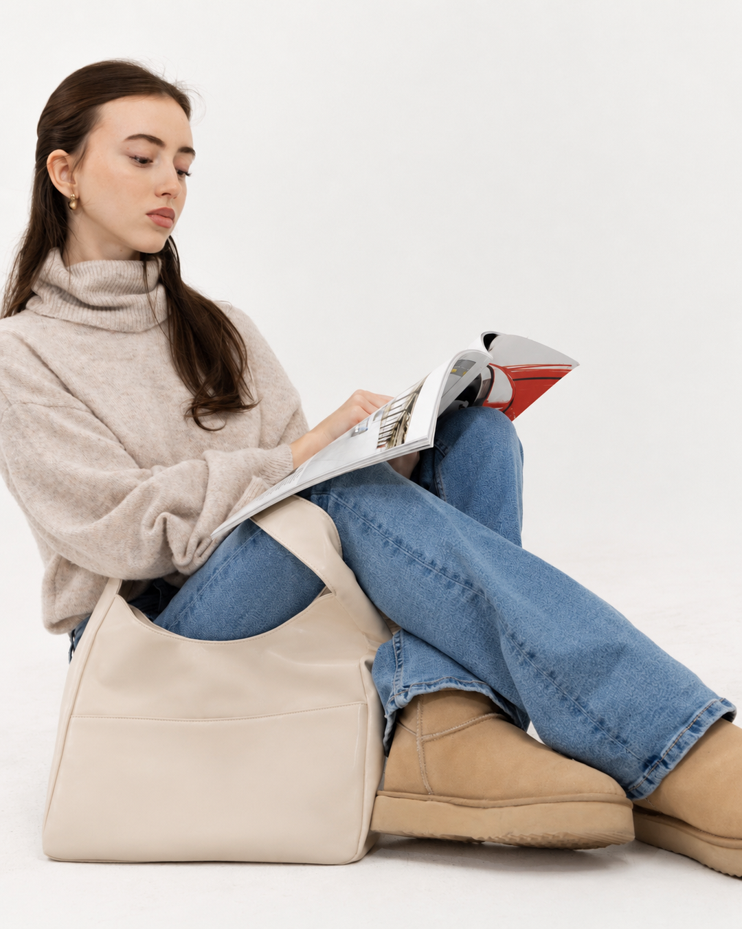 Maya™ Classic Leather Tote