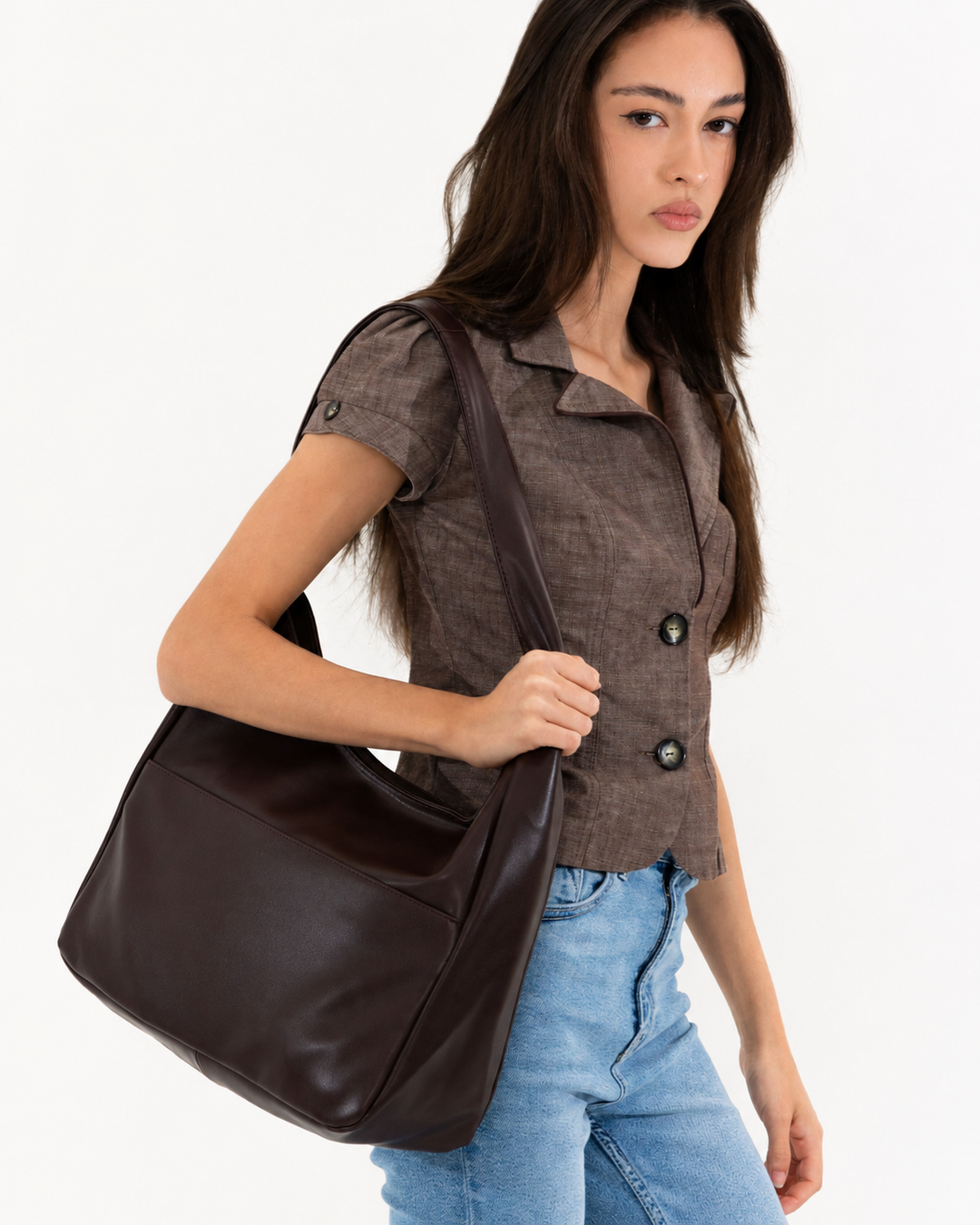 Maya™ Classic Leather Tote