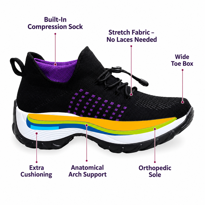 LilacLuxe™  Pain-Relieving Sneakers