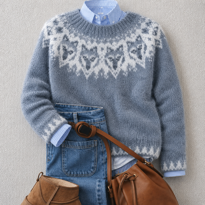 Sarah™ | Heritage Nordic Knit Sweater