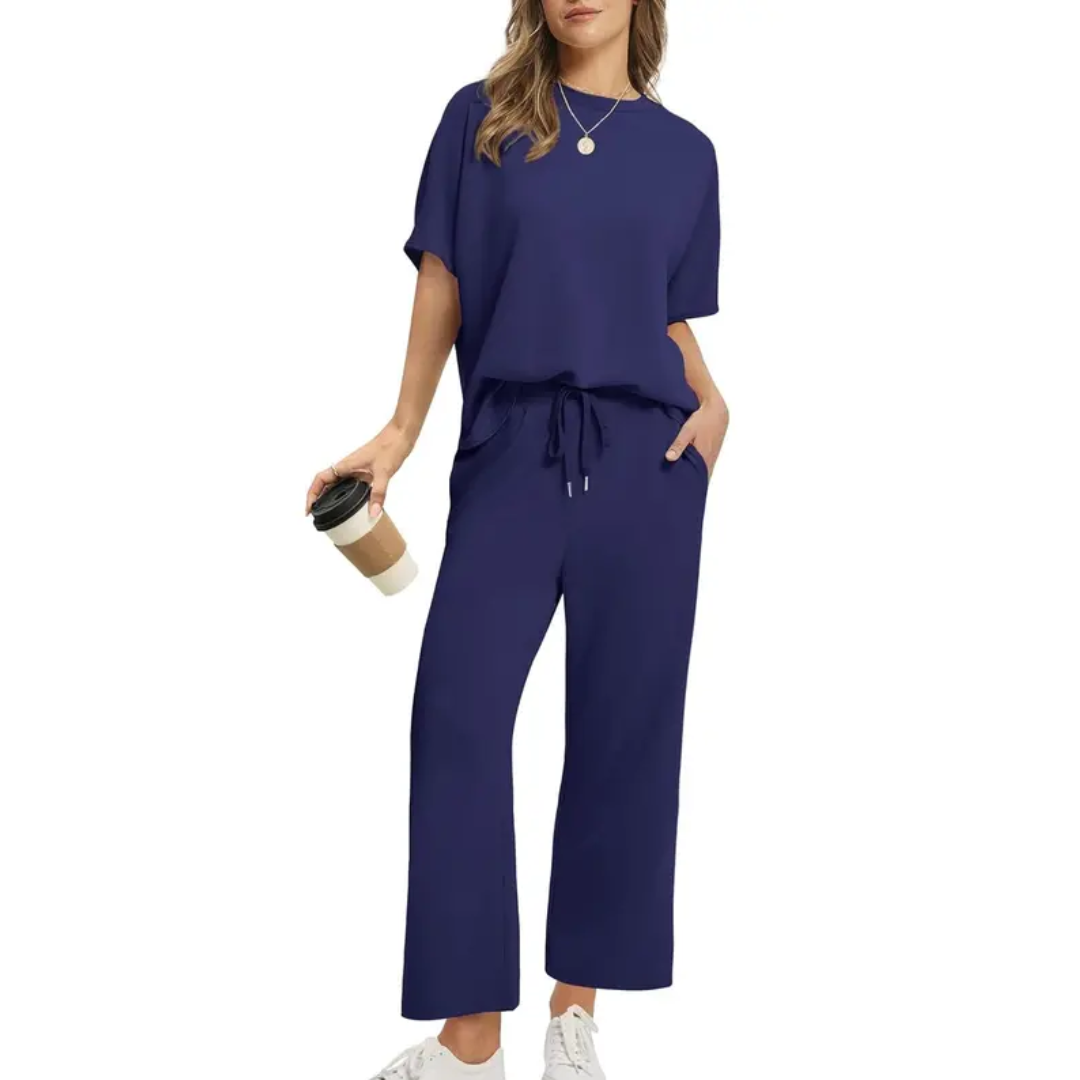 BRISA™ – Breezy Oversized Wide Leg Two Piece Set