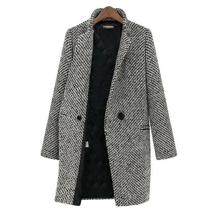 Olive | Long wool coat