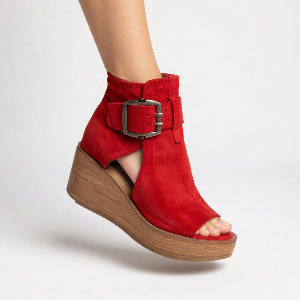 Orélisse™ | Open Wedge Ankle Boots with a Modern Design