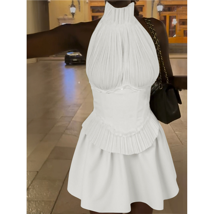 Élise | Hepburn High-Waist Dress