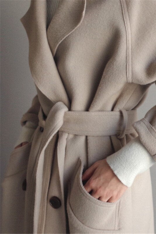 Elisabeth™ | Elegant Warm Wool-Blend Coat