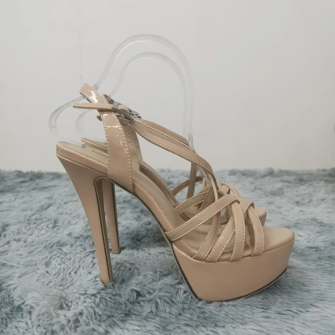 Scarlet Luxe Heels