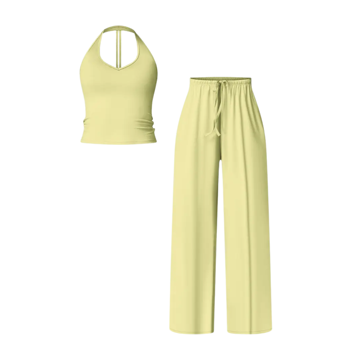 RORY™ – Active Crop Tank &amp; Wide Leg Set