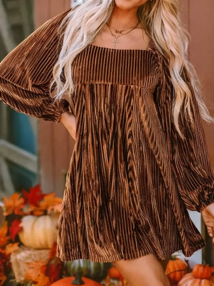 WinterBelle™ Bishop Tie-Back Dress