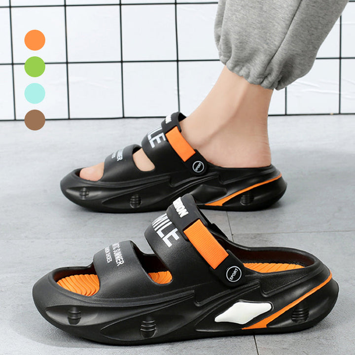 Sandals with a Thick Sole and a Soft Feel