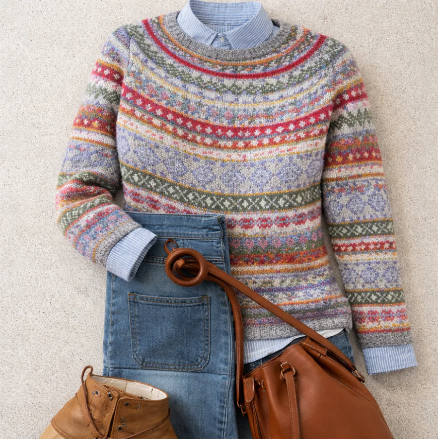 Sarah™ | Heritage Nordic Knit Sweater